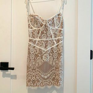 For Love & Lemons Lace Mini Dress